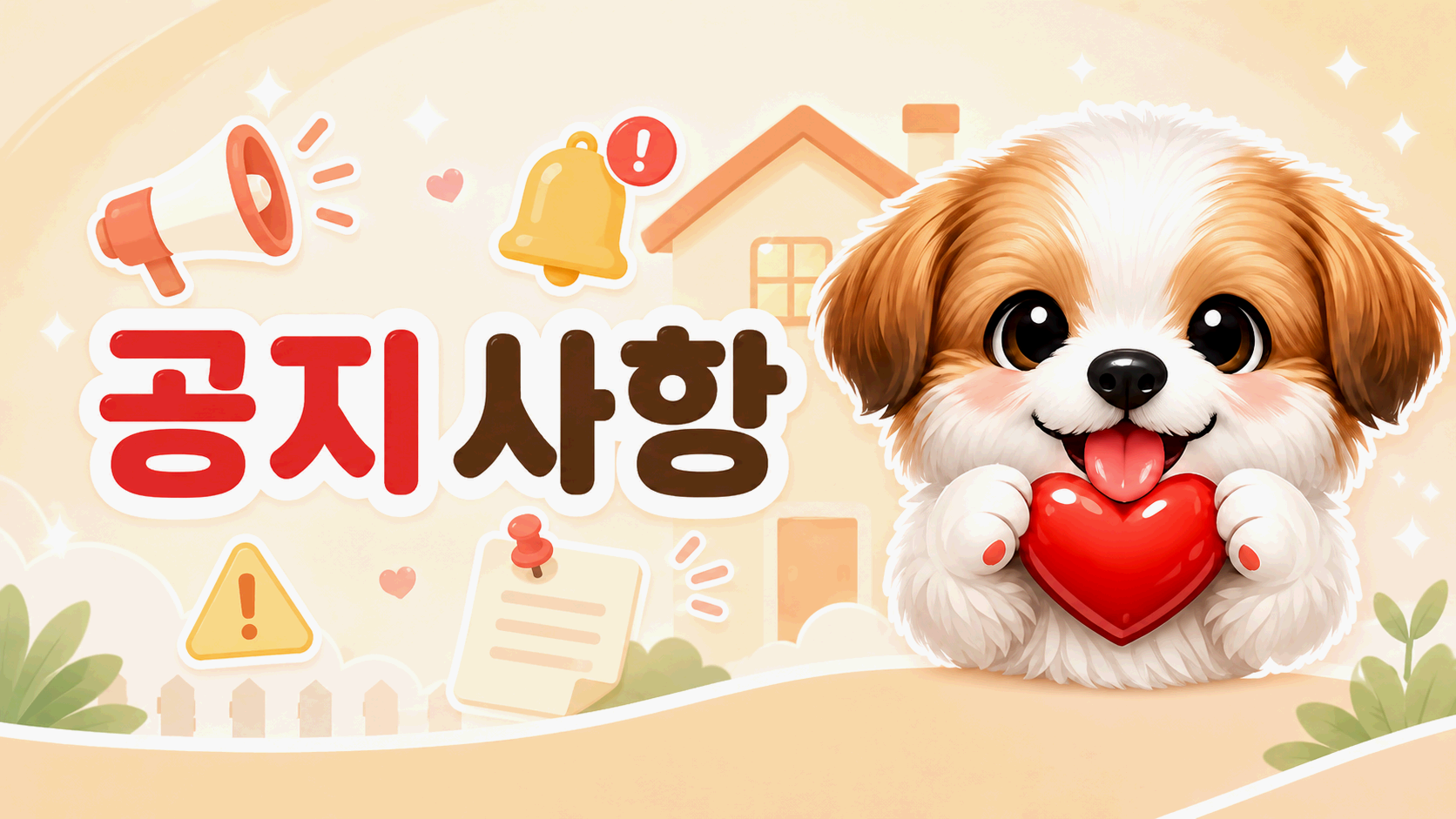 여기여 공지사항과 최신주소 변경 내용 확인