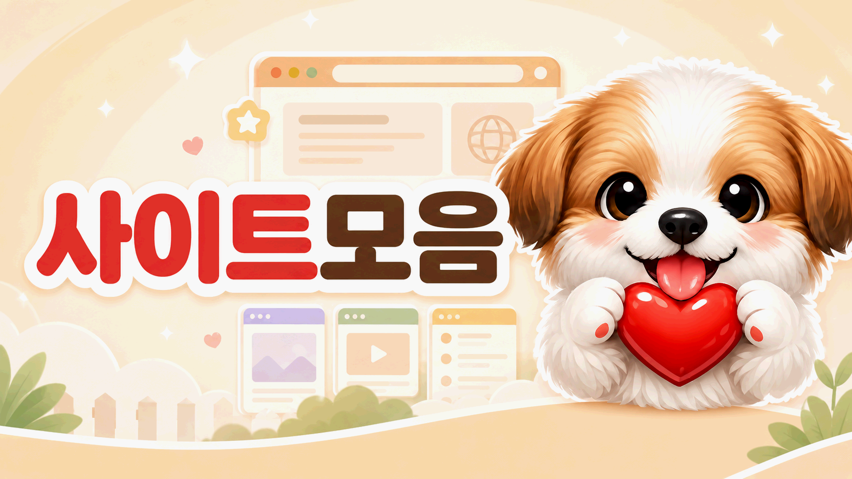 여기여 사이트모음 카테고리별 사이트 확인 안내